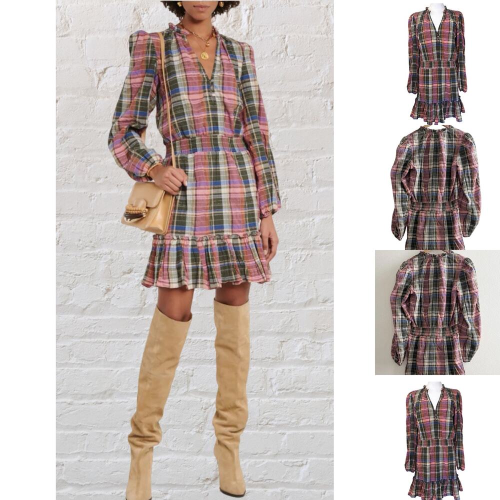 Veronica Beard Destiny Plaid Dress